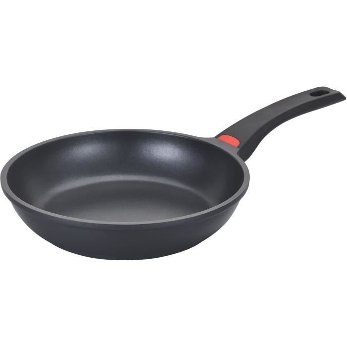 Set de 3 poeles - Tous feux dont induction - Baumalu - Fonte d'aluminium - Anti-adhésif - 3 pieces - Noir