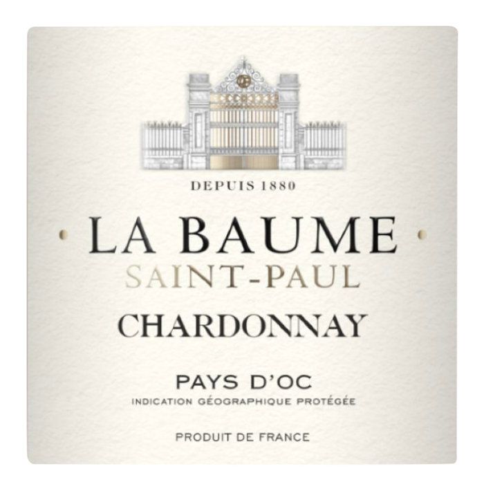 La Baume Saint-Paul  Pays d'Oc Chardonnay - Vin blanc de Languedoc-Roussillon