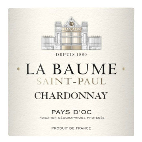 La Baume Saint-Paul  Pays d'Oc Chardonnay - Vin blanc de Languedoc-Roussillon