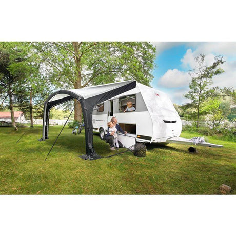 Protection solaire gonflable - BAYA SUN - Ombréa Air - Montage rapide un point de gonflage - Toit gris clair anti-chaleur