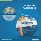 SERESTO Chat Collier Anti-Puces et Anti-Tiques - Protection 7a 8 mois