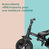 BEBECONFORT WINDY, Tricycle, pliage compact, confortable, siege réversible, de 10 mois a 5 ans, Tinted Gray