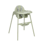 BEBECONFORT Meely Chaise haute bébé 2 en 1, évolutive en petite chaise, De 6 mois a 3 ans (15kg), Mineral Green