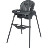 BEBECONFORT Meely + Chaise haute bébé 2 en 1, inclinable, De 6 mois a 3 ans (15kg), inclinable  TINTED GRAPHITE