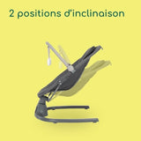 BEBECONFORT JOLANA, Transat balancelle, confortable, détection de mouvements, De 0 a 9 mois (9kg)  TINTED GRAPHITE