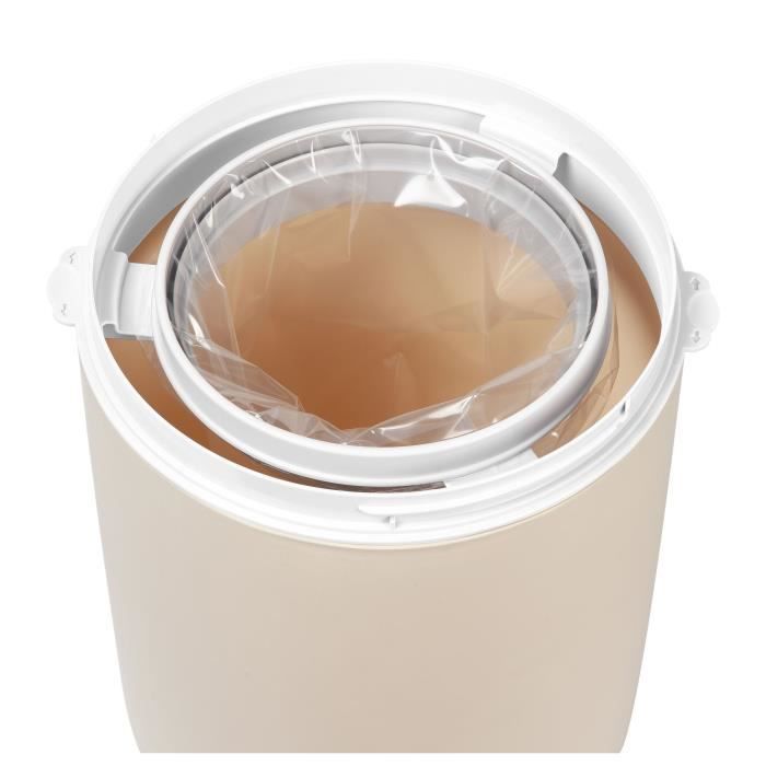 BEBECONFORT Poubelles a couches anti-odeur 12 litres, sans besoin de recharge