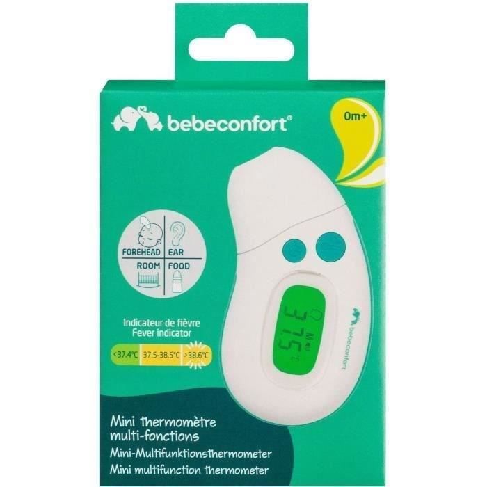 BEBECONFORT Mini thermometre multifonctions, 4 en 1  technologie infra-rouge
