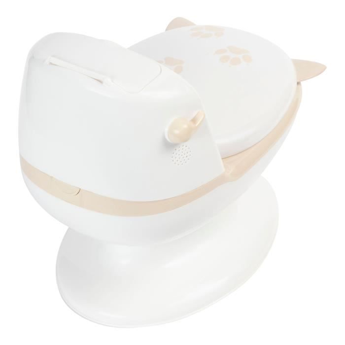 BEBECONFORT Mini Toilette Renard, Toilette d'apprentissage de la propreté pour bébé, 1 - 4 ans, 0 - 20 kg, Sand Fox