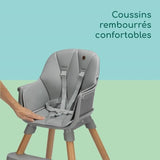 BEBECONFORT AVISTA 2 Chaise haute évolutive, Des 6 mois jusqu' a 6 ans (30 kg), TINTED GRAY