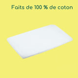 BEBECONFORT Draps de Lit pour berceau CALIDOO/AMARA, lot de 2, BLANC