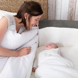 BEBECONFORT Draps de Lit pour berceau CALIDOO/AMARA, lot de 2, BLANC