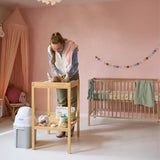 BEBECONFORT Poppy, Lit a barreaux Bois Naturel, 3 niveaux ajustables, 60x120 cm, des la naissance jusqu'a 3 ans