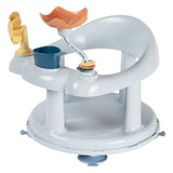 BEBECONFORT Siege de Bain pour Bebe Pivotant, 6-12 Mois, 10 kg max, Pivotant a 360°, Jeux, Antidérapant, Ergonomique, Ventouses,Bleu