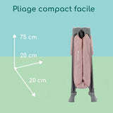 BEBECONFORT Sweet dreams Lit bébé, Lit parapluie, De la naissance a 3 ans (jusqu'a 15kg)+ sac de transport , Rose