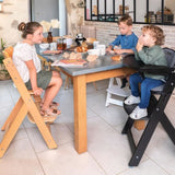 BEBECONFORT Timba Chaise haute bébé, Chaise bois, De 6 mois a 10 ans (30kg), Natural wood