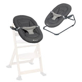 BEBECONFORT Timba baby, Transat bébé, compatible pour chaise haute Timba , de la naissance jusqu'a 6 mois, Tinted Graphite