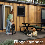 BEBECONFORT LILY Chaise haute bébé, ultra compacte et légere, confort optimal, de 6 mois a 3 ans, jusqu'a 15 kg, Tinted graphite