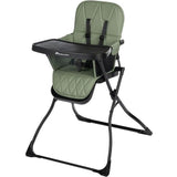 BEBECONFORT LILY Chaise haute bébé, ultra compacte et légere, confort optimal, de 6 mois a 3 ans, jusqu'a 15 kg, Mineral green
