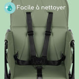 BEBECONFORT LILY Chaise haute bébé, ultra compacte et légere, confort optimal, de 6 mois a 3 ans, jusqu'a 15 kg, Mineral green