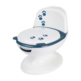 BEBECONFORT Mini toilette Panda, Pot avec bruit de chasse d'eau, Bleu