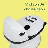 BEBECONFORT Mini toilette Panda, Pot avec bruit de chasse d'eau, Rose