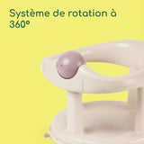 BEBECONFORT Anneau de bain pivotant, siege de bain, de 6 mois a 12 ans, Beige
