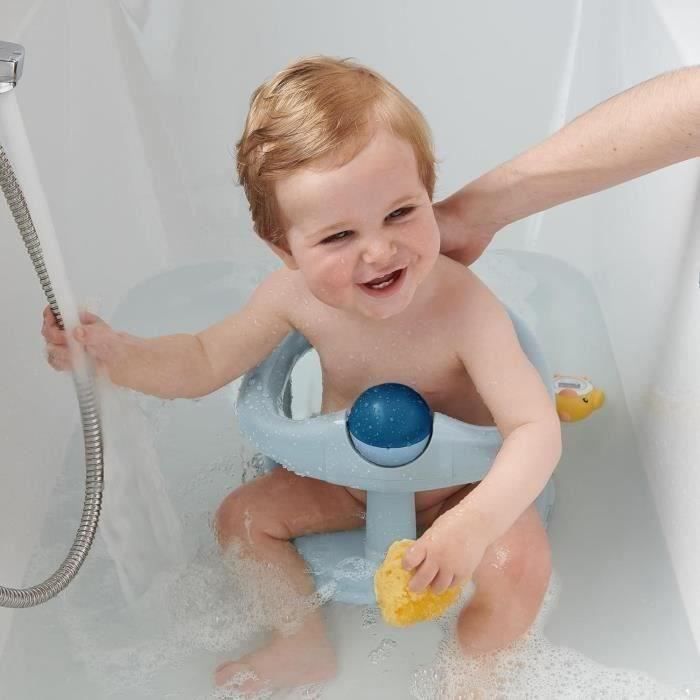 BEBECONFORT Anneau de bain pivotant, siege de bain, de 6 mois a 12 ans, Bleu