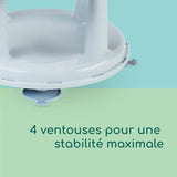 BEBECONFORT Anneau de bain pivotant, siege de bain, de 6 mois a 12 ans, Bleu