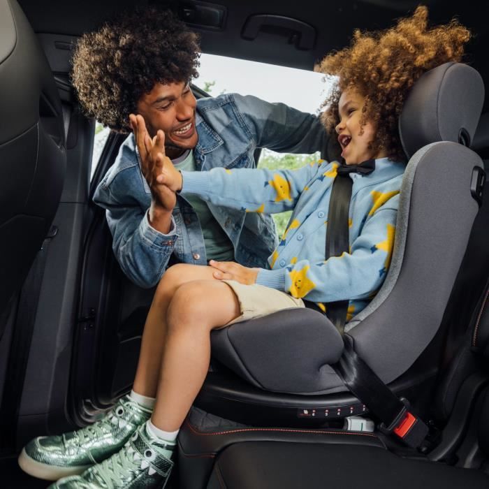 BEBECONFORT Siege auto évolutif pivotant 360° EvolveFix PLUS i-Size 0/1/2/3 - Isofix  0 a 12 ans (36 kg) 40-150 cm  TINTED GRAPHITE