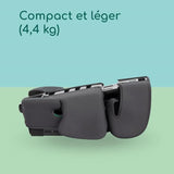 BEBECONFORT Siege auto ROAD FIX i-Size, gr 2/3, Isofix, pliable, 3,5 ans a 10/12 ans, 100-150cm, 15-36kg, TINTED GRAPHITE