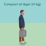 BEBECONFORT Siege auto réhausseur Manga i-Safe, Groupe 3, ceinturé, de 6 a 10-12 ans (36kg)TINTED GRAY