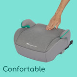BEBECONFORT Siege auto Manga i-Fix, Rehausseur ISOFIX, de 6 a 12 ans, 22-36 kg, 125-150 cm TINTED GRAY