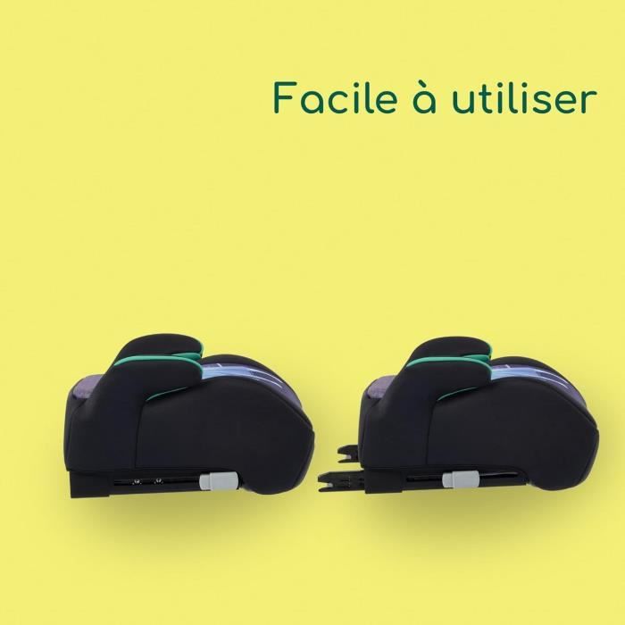 BEBECONFORT DISNEY© Siege auto réhausseur Manga i-Fix Elsa Frozen, Rehausseur ISOFIX, 6 a 12 ans, 22-36 kg,125-150 cm, Authentic