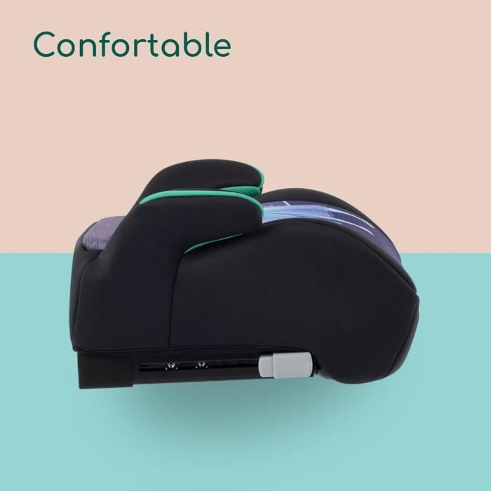 BEBECONFORT DISNEY© Siege auto réhausseur Manga i-Fix Elsa Frozen, Rehausseur ISOFIX, 6 a 12 ans, 22-36 kg,125-150 cm, Authentic