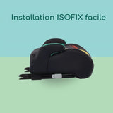 BEBECONFORT DISNEY© Siege auto réhausseur Manga i-Fix Mickey, Rehausseur ISOFIX, 6 a 12 ans, 22-36 kg,125-150 cm, Authentic