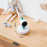Babymoov Caméra Additionnelle Motorisée Orientable a 360° pour Babyphone Caméra Yoo Moov