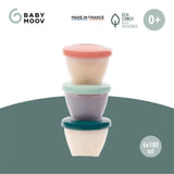 Babymoov Pots de conservation Babybols BiosourcÈs - Lot de 6x180ml