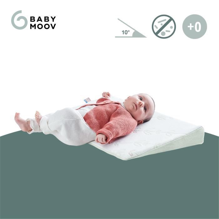 BABYMOOV Plan inclinÈ Cosymat AntibactÈrien, Èlimine naturellement les bactÈries, adaptÈ aux matelas 60x120 cm