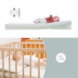 BABYMOOV Plan inclinÈ Cosymat AntibactÈrien, Èlimine naturellement les bactÈries, adaptÈ aux matelas 60x120 cm