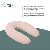 doomoo Coussin de MaternitÈ et Coussin d'Allaitement Buddy, Ultra Confort, CertifiÈ oeko-Tex, Cloudy Pink