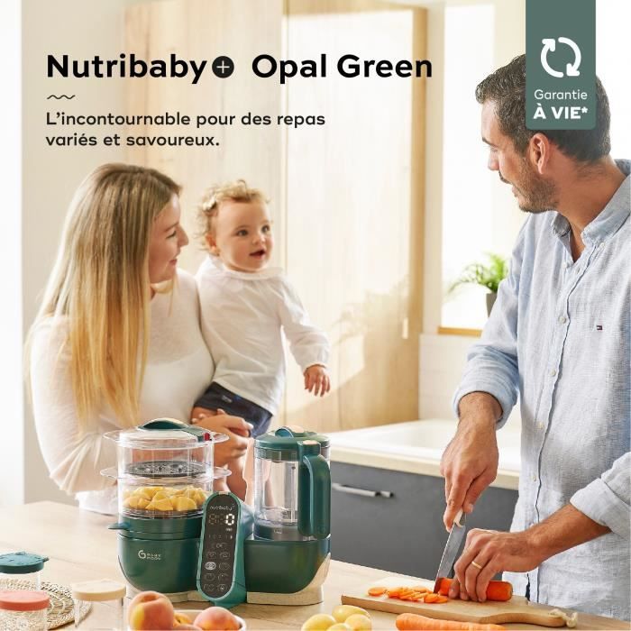 Robot prÈparation bÈbÈ Babymoov Nutribaby + Opal Green