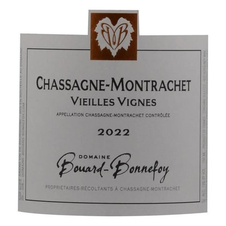 Domaine Bouard-Bonnefoy Vieilles Vignes 2022 Chassagne-Montrachet - Vin rouge de Bourgogne