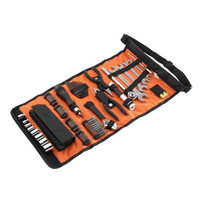 Kit d'outillage - BLACK+DECKER - A7144-XJ - 76 accessoires - embouts, clés, pinces, douilles
