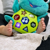 BABY EINSTEIN NEPTUNE la tortue Peluche jouet d'éveil musical,Cadeau Noel bébé, musique, couleurs 6M+