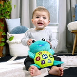 BABY EINSTEIN NEPTUNE la tortue Peluche jouet d'éveil musical,Cadeau Noel bébé, musique, couleurs 6M+