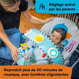 BABY EINSTEIN Transat bébé évolutif Octopus jusqu'a 18kg-cadeau bébé, Position fixe ou a bascule, Musique et Lumiere