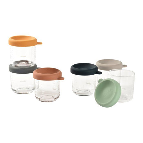 BEABA Coffret 6 portions verre 250ml Sunrise