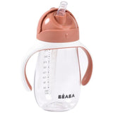 Tasse avec paille - BEABA - 300 ml - Terracotta