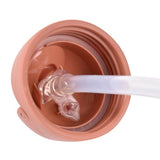 Tasse avec paille - BEABA - 300 ml - Terracotta