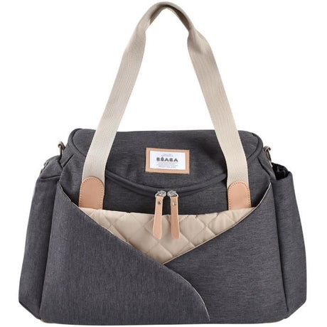 Sac a langer - BEABA - SYDNEY - Gris chiné foncé